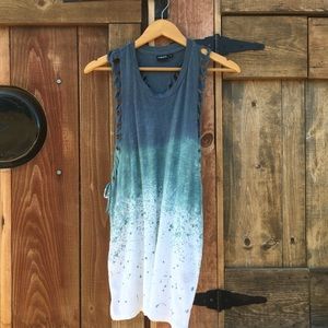 Beach Blues Dip-Dyed tank